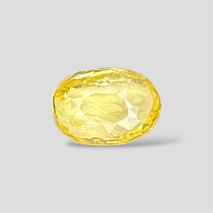 Natural Yellow Sapphire Oval Mixed Cut - 3.93 Carats