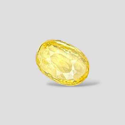 Natural Yellow Sapphire Oval Mixed Cut - 3.93 Carats