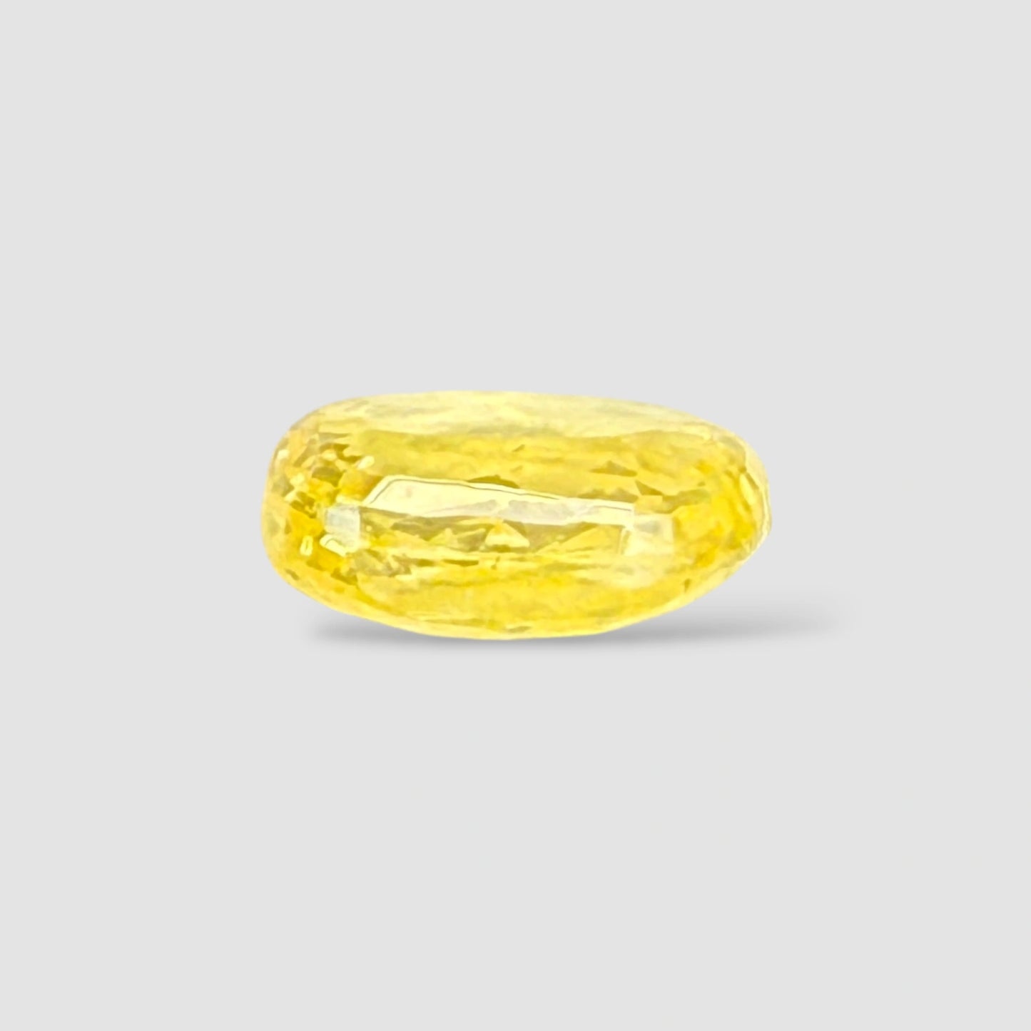 Natural Yellow Sapphire Oval Mixed Cut - 3.93 Carats