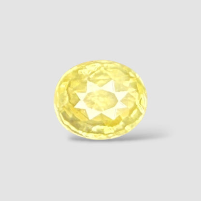 Natural Yellow Sapphire Oval Mixed Cut - 4.06 Carats