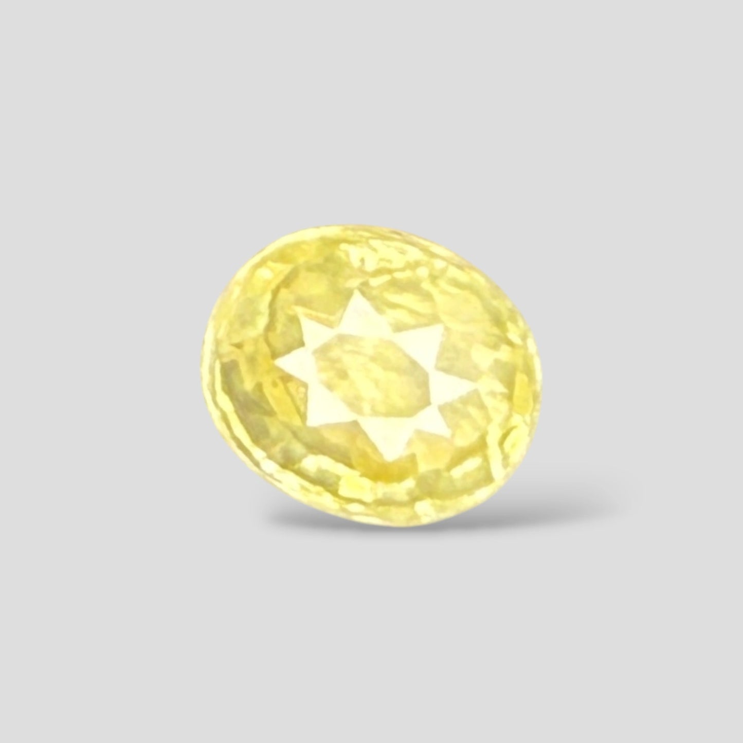 Natural Yellow Sapphire Oval Mixed Cut - 4.06 Carats