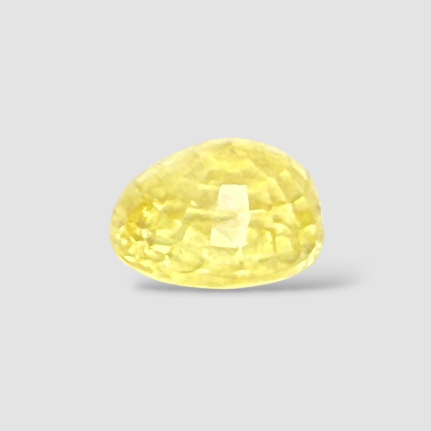 Natural Yellow Sapphire Oval Mixed Cut - 4.06 Carats