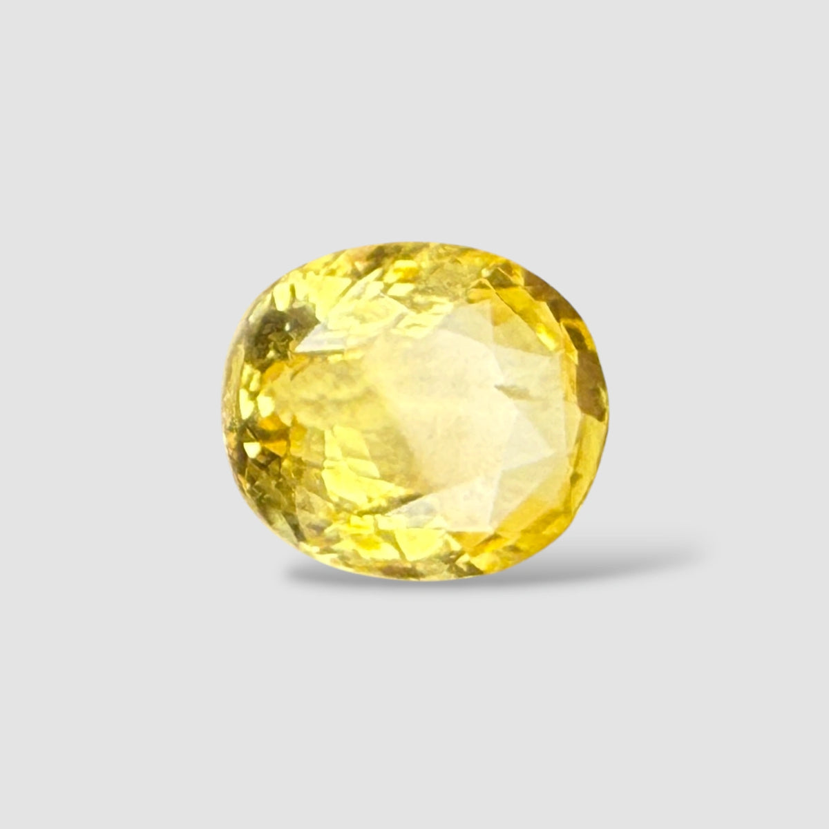 Natural Yellow Sapphire Oval Mixed Cut - 4.14 Carats