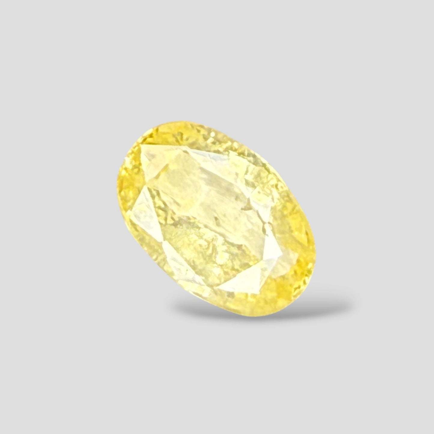 Natural Yellow Sapphire Oval Mixed Cut - 5.03 Carats