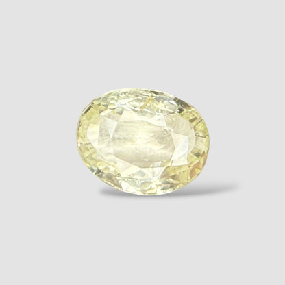 Natural Yellow Sapphire Oval Mixed Cut - 5.55 Carats
