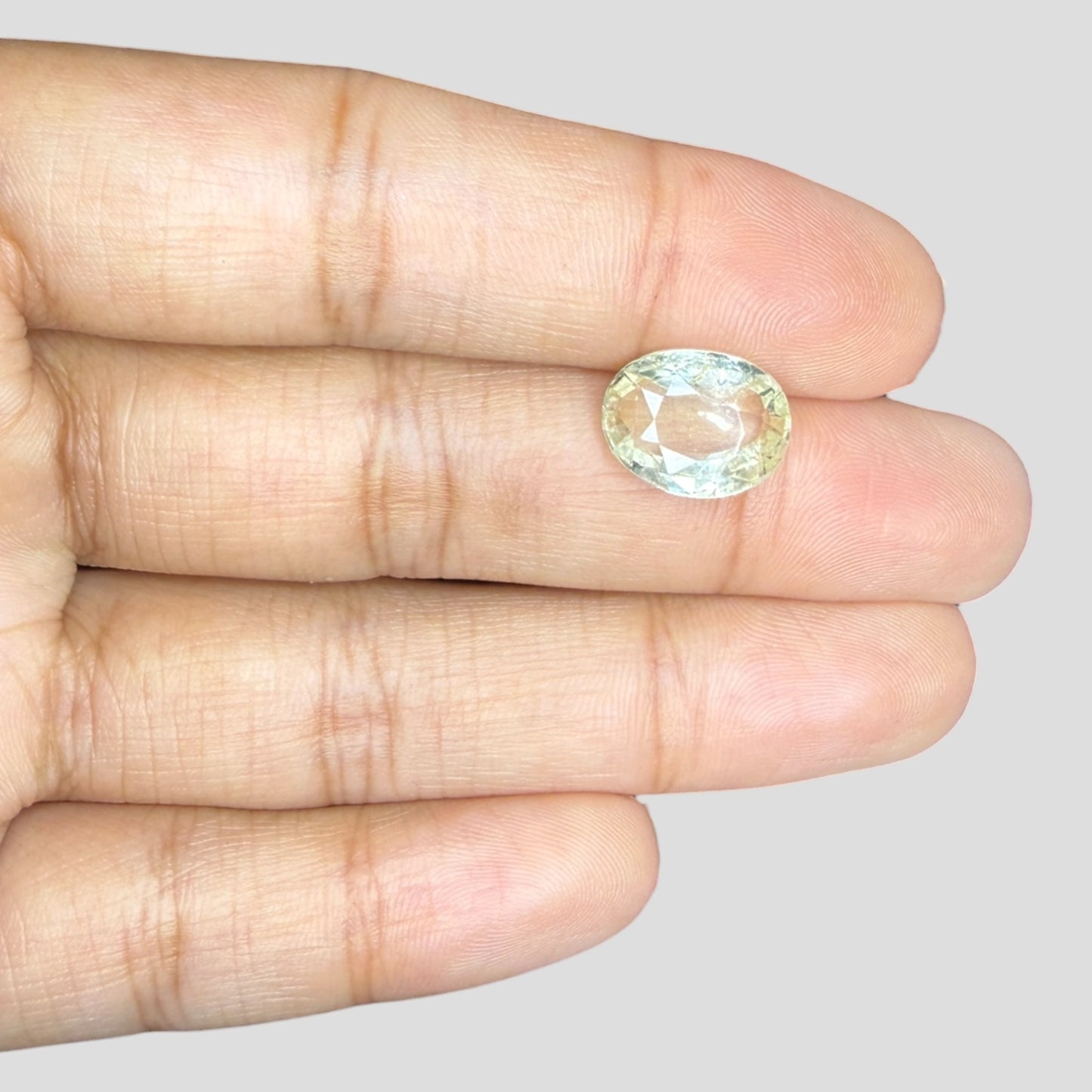 Natural Yellow Sapphire Oval Mixed Cut - 5.55 Carats
