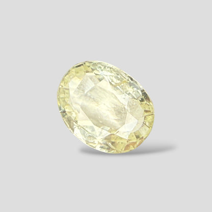 Natural Yellow Sapphire Oval Mixed Cut - 5.55 Carats
