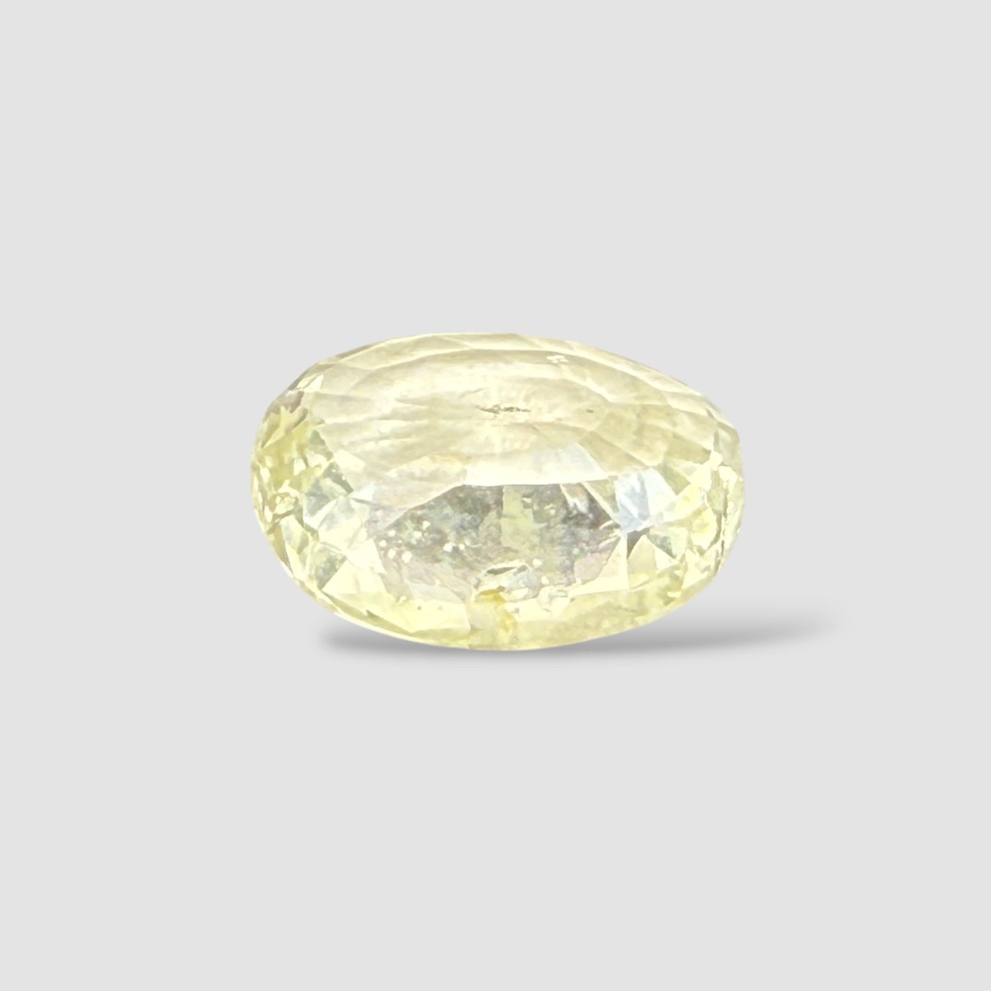 Natural Yellow Sapphire Oval Mixed Cut - 5.55 Carats