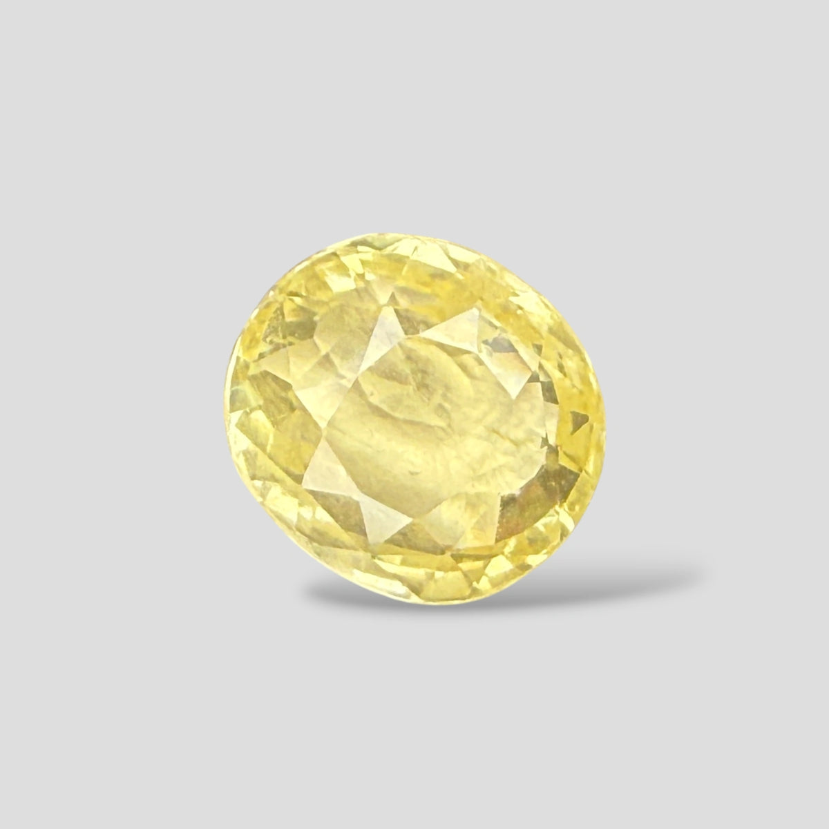 Natural Yellow Sapphire Oval Mixed Cut - 5.88 Carats