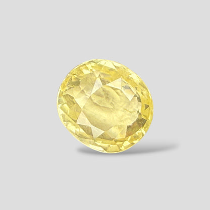 Natural Yellow Sapphire Oval Mixed Cut - 5.88 Carats