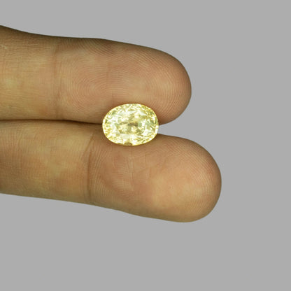 Natural Yellow Sapphire Oval Mixed Cut - 6.19 Carats