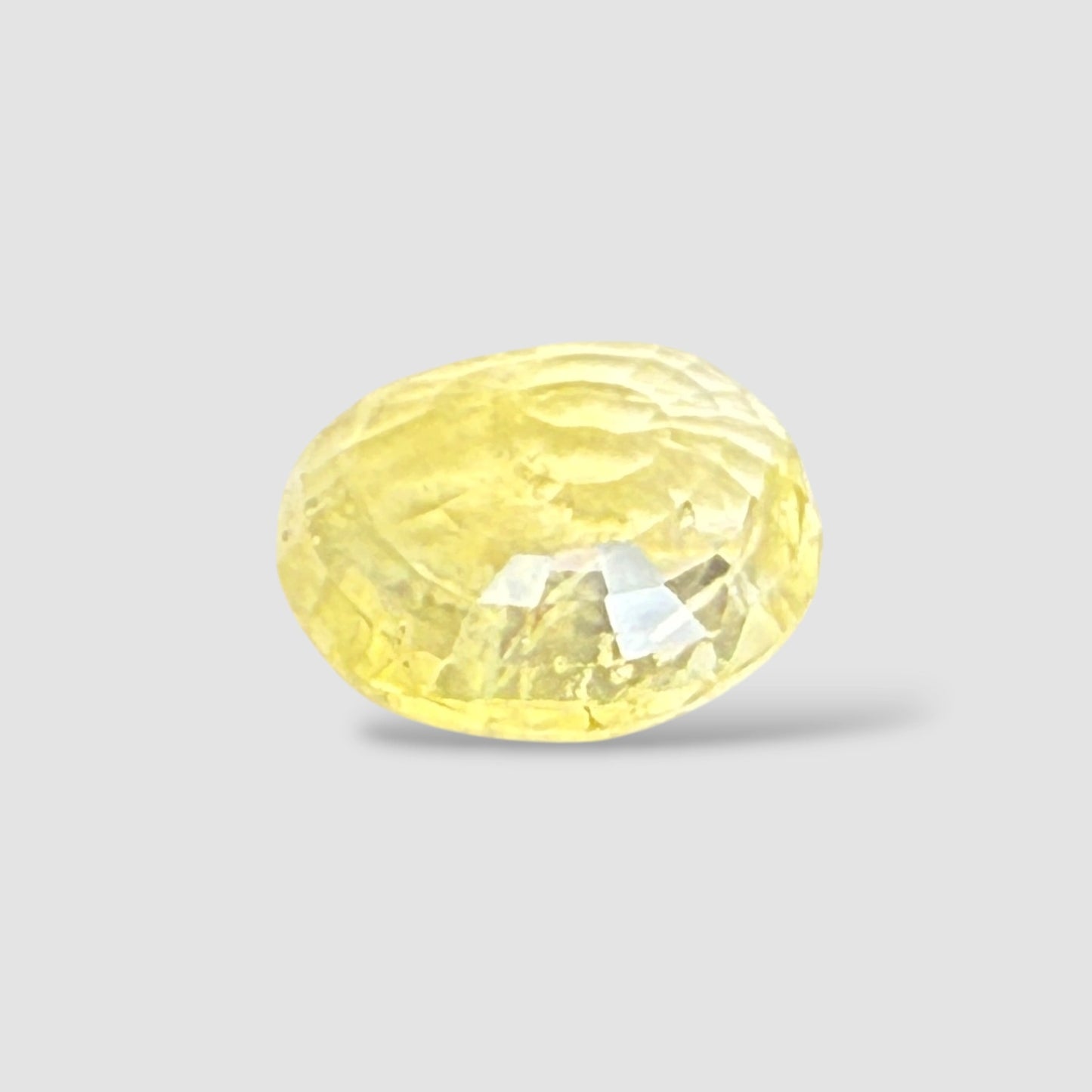 Natural Yellow Sapphire Oval Mixed Cut - 6.36 Carats