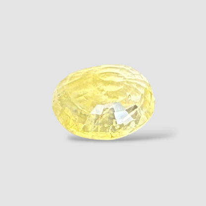 Natural Yellow Sapphire Oval Mixed Cut - 6.36 Carats