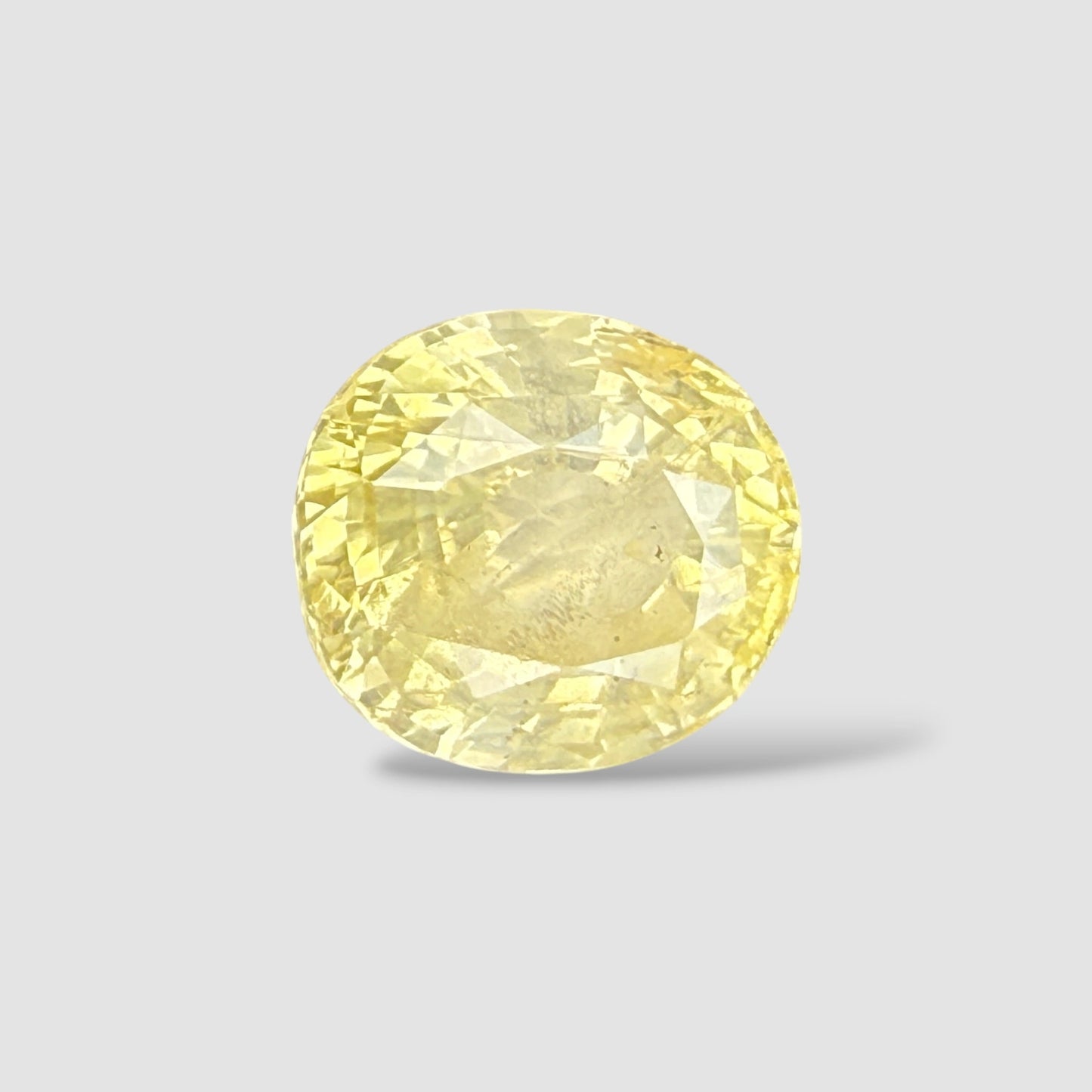 Natural Yellow Sapphire Oval Mixed Cut - 6.61 Carats