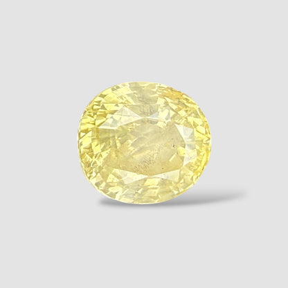 Natural Yellow Sapphire Oval Mixed Cut - 6.61 Carats