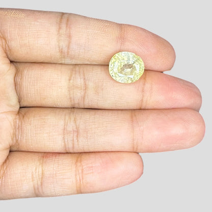 Natural Yellow Sapphire Oval Mixed Cut - 6.61 Carats