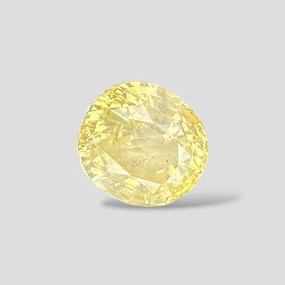 Natural Yellow Sapphire Oval Mixed Cut - 6.61 Carats