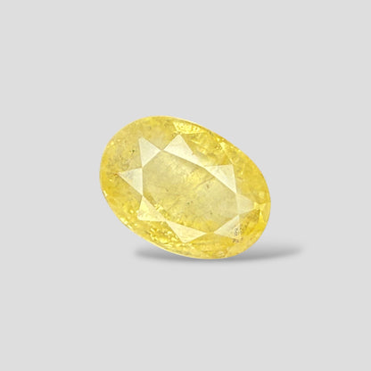 Natural Yellow Sapphire Oval Mixed Cut - 6.99 Carats