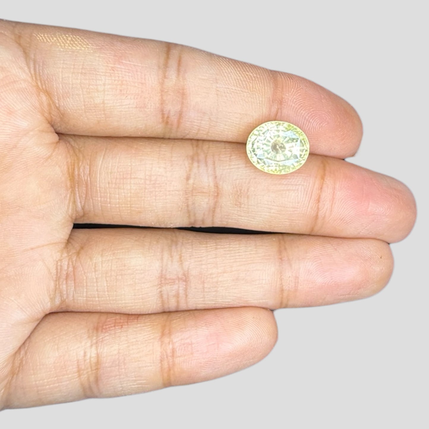 Natural Yellow Sapphire Oval Mixed Cut - 7.2 Carats
