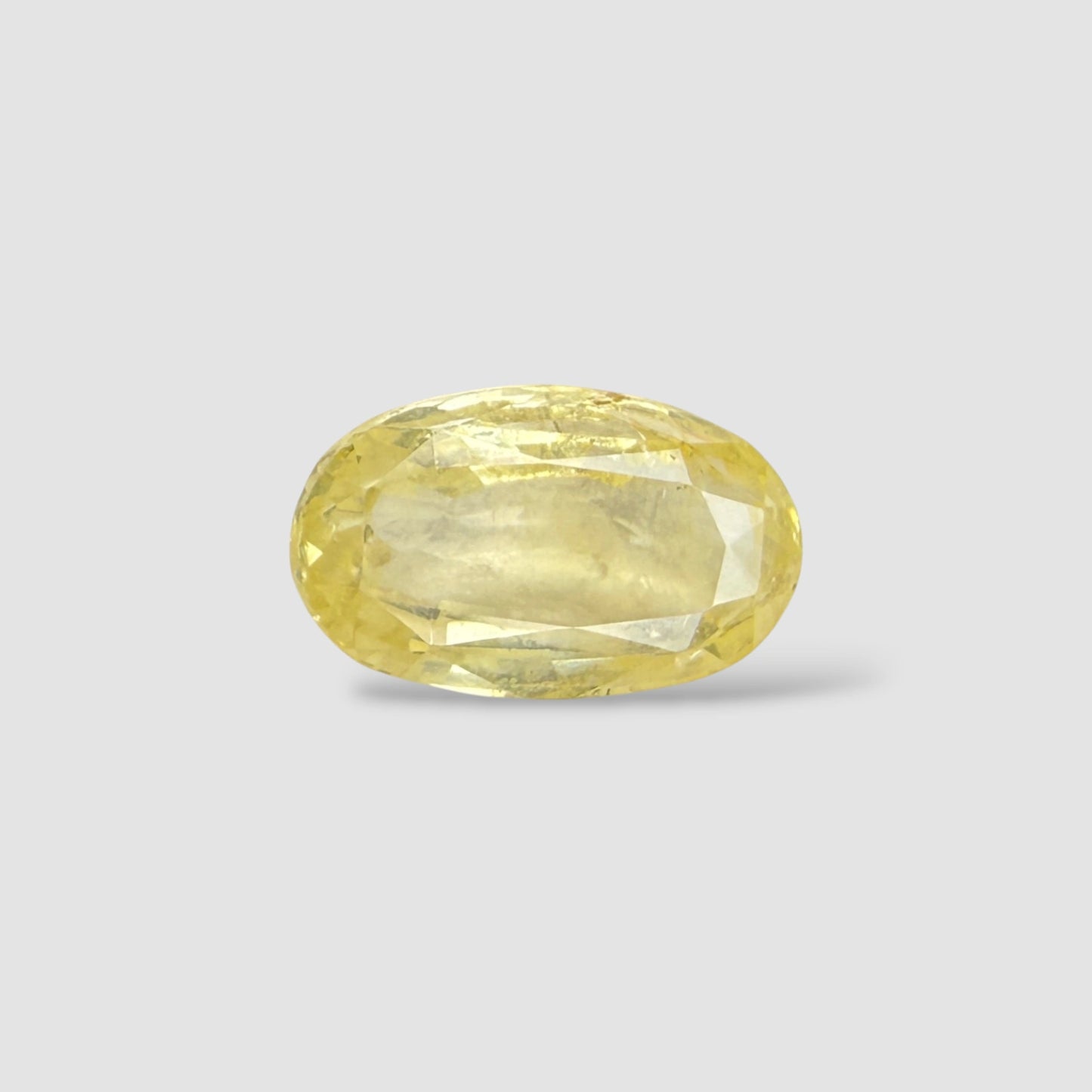 Natural Yellow Sapphire Oval Mixed Cut - 7.48 Carats