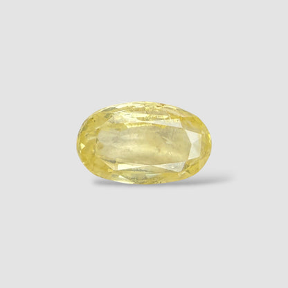 Natural Yellow Sapphire Oval Mixed Cut - 7.48 Carats