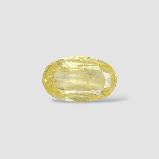 Natural Yellow Sapphire Oval Mixed Cut - 7.48 Carats