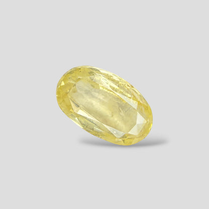 Natural Yellow Sapphire Oval Mixed Cut - 7.48 Carats