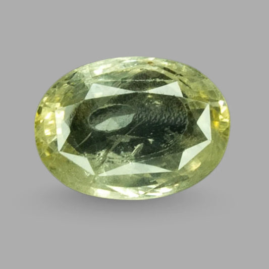 Natural Yellow Sapphire Oval Mixed Cut - 7.96 Carats