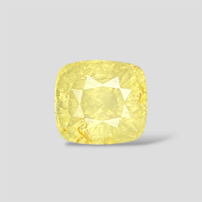 Natural Yellow Sapphire Square Cushion Mixed Cut - 11.14 Carats