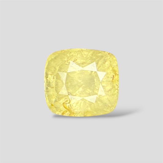 Natural Yellow Sapphire Square Cushion Mixed Cut - 11.14 Carats