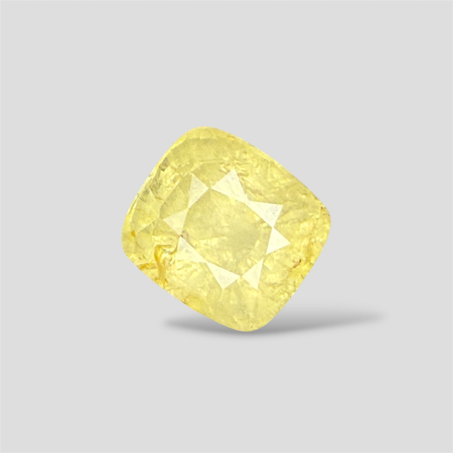Natural Yellow Sapphire Square Cushion Mixed Cut - 11.14 Carats