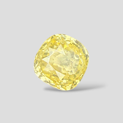 Natural Yellow Sapphire Square Cushion Mixed Cut - 4.50 Carats