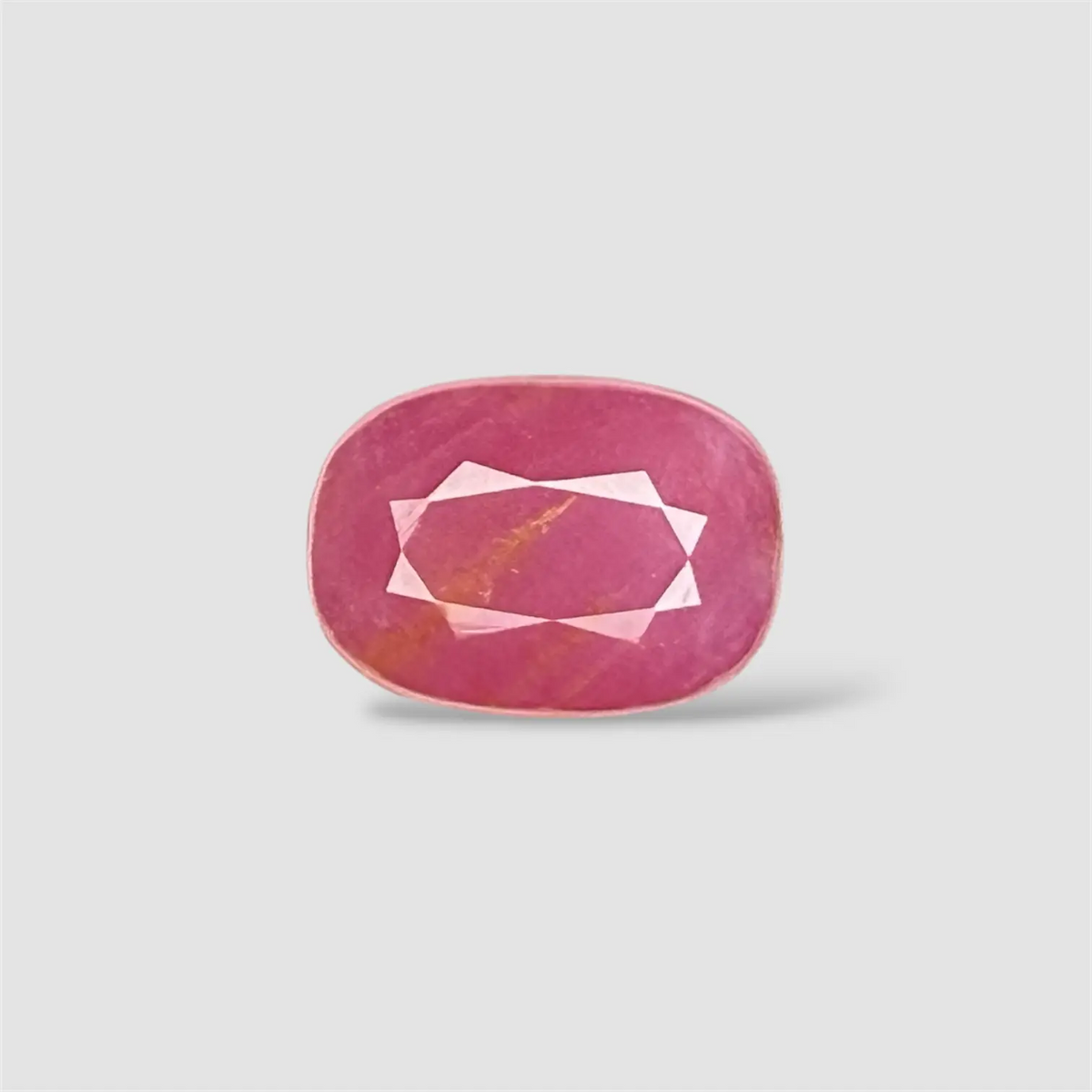 Original Certified Ruby Stone - Cushion 3.72 Carats 10.16x7.37x4.76mm Size