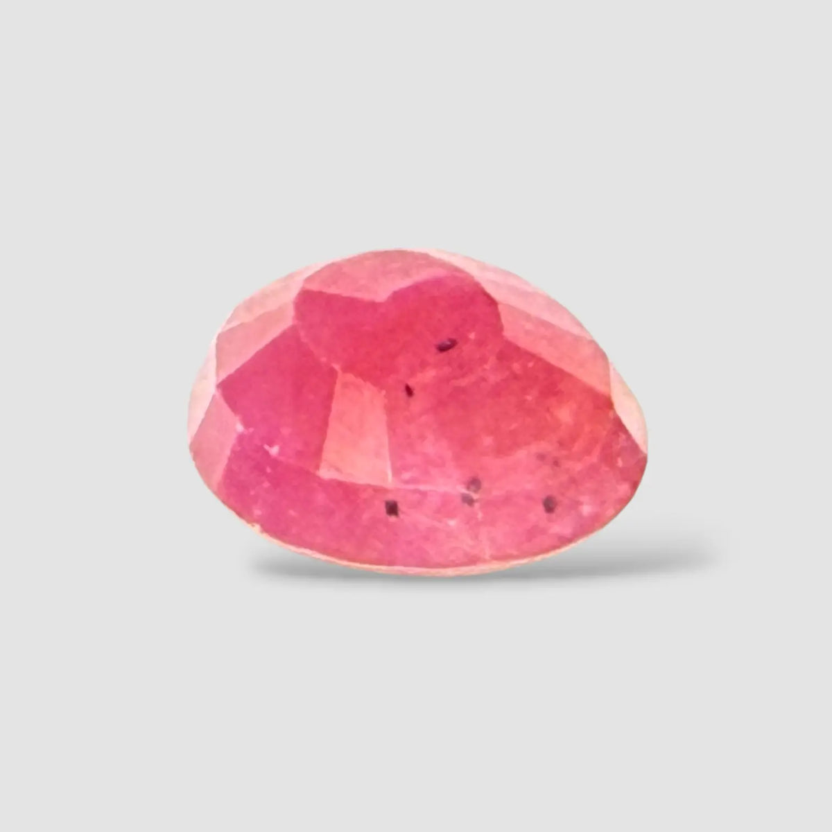 Original Natural Ruby Stone - Oval 5.38 Carats 10.81x9.48x5.41mm Size