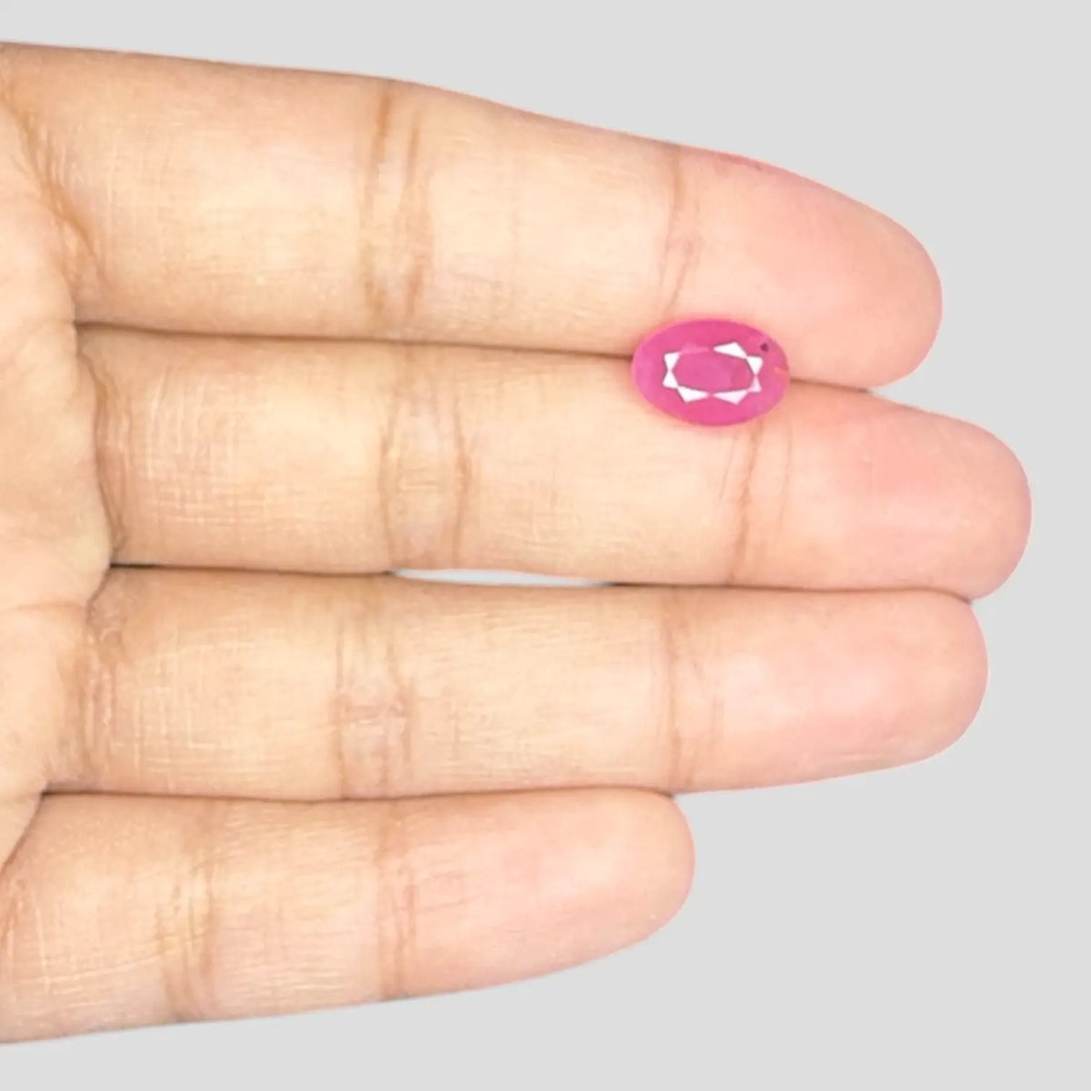 Original Ruby Gemstone - Oval 3.28 Carats 10.27x7.26x4.84mm Size