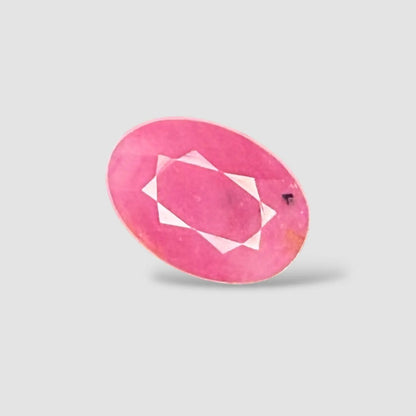 Original Ruby Gemstone - Oval 3.28 Carats 10.27x7.26x4.84mm Size