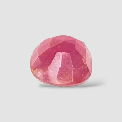Premium Burmese Ruby Gemstone - Cushion 2.6 Carats 7.62x7.47x4.62mm Size