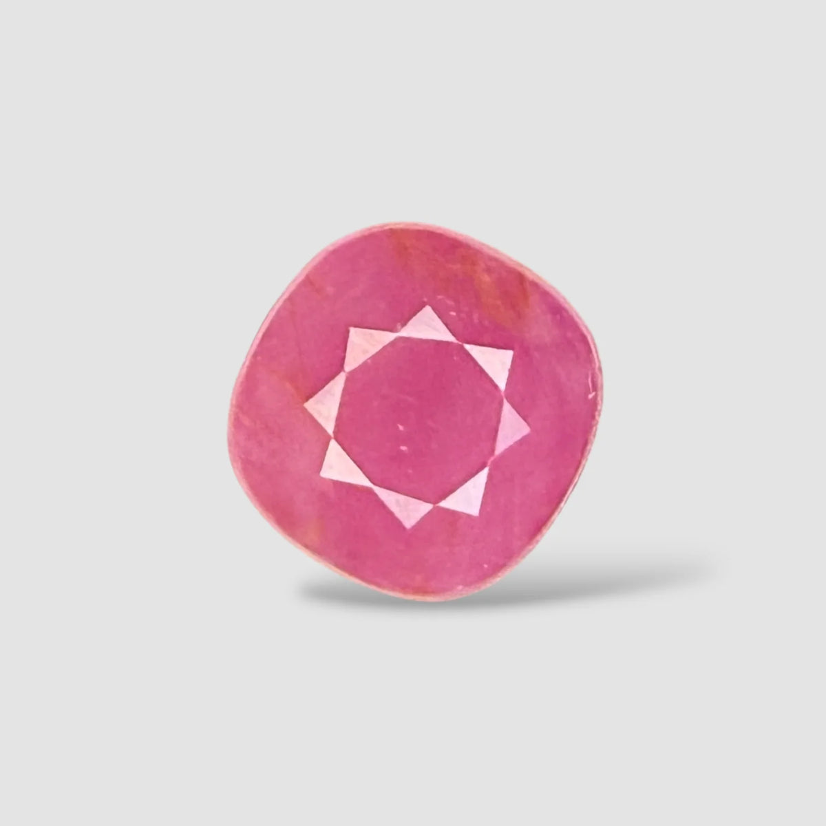 Premium Certified Ruby - Cushion 3.07 Carats 8.25x8.12x4.51mm Size