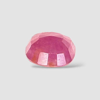 Premium Certified Ruby - Cushion 3.07 Carats 8.25x8.12x4.51mm Size