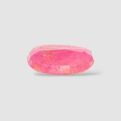 Natural Certified Ruby - Oval 5.28 Carats 12.79x9.21x4.36mm Size