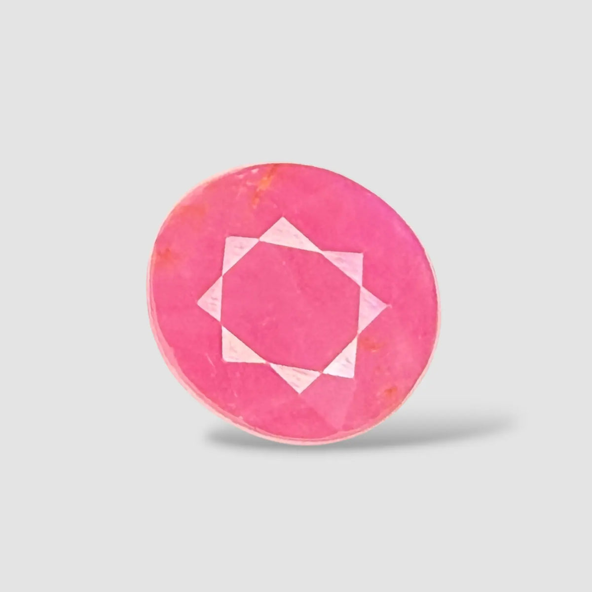 Real Ruby Gemstone - Oval 5.65 Carats 10.87x9.68x5.82mm Size