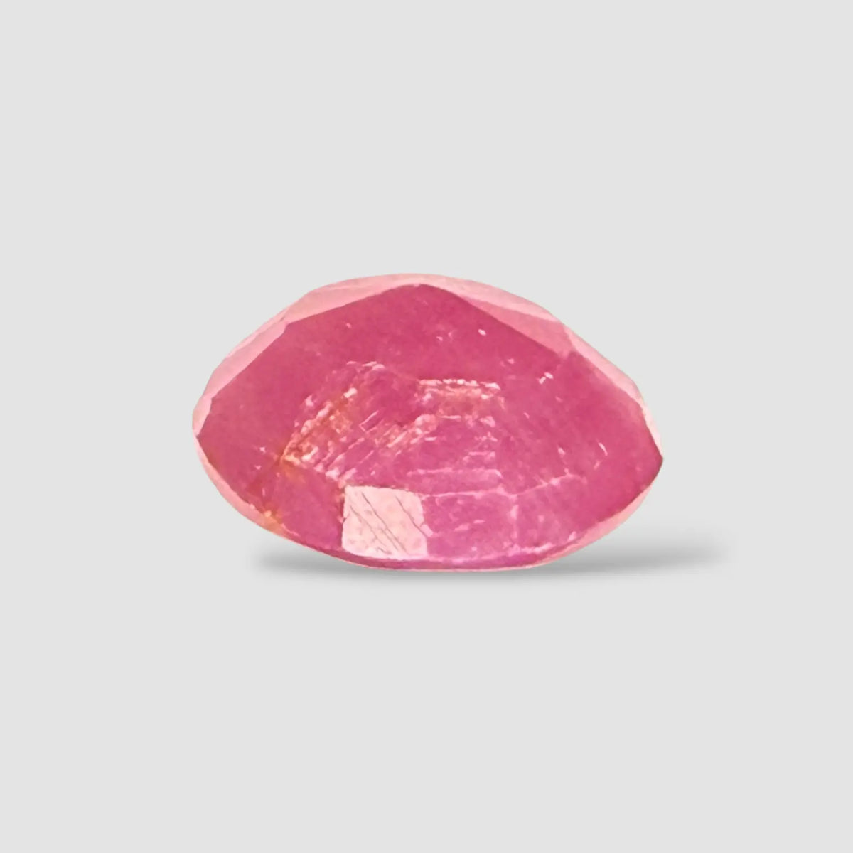 Real Ruby Gemstone - Oval 5.65 Carats 10.87x9.68x5.82mm Size