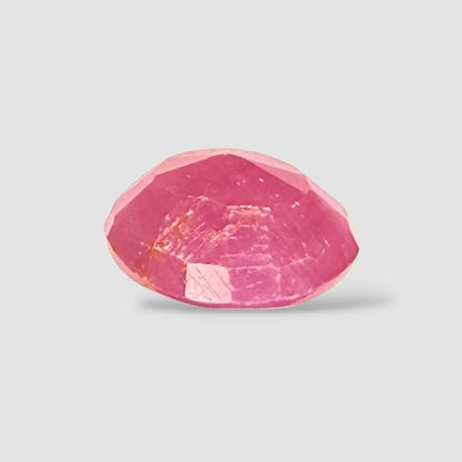 Real Ruby Gemstone - Oval 5.65 Carats 10.87x9.68x5.82mm Size
