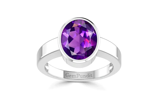 Amethyst Sterling Silver Ring (R1)