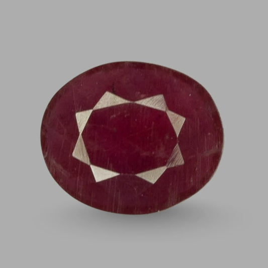 Treated Ruby Oval Mixed Cut - 8.89 Carats